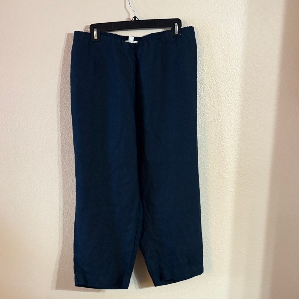 J. Jill Navy Wide Leg Pants